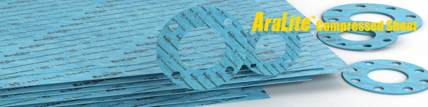 AraLite aramid compressed sheet gasket material for oil and gas by Hi-Tech Seals