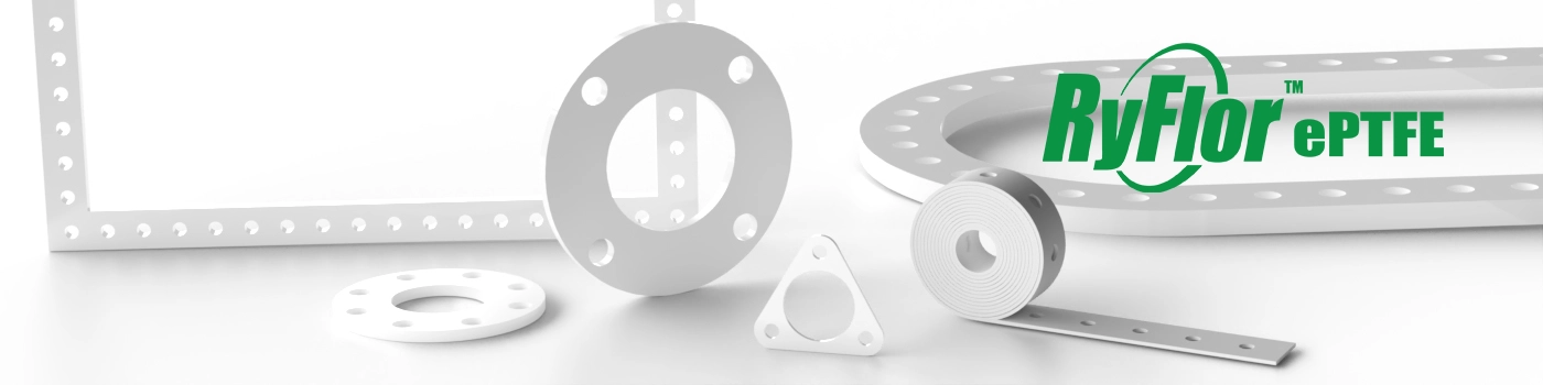 RyFlor ePTFE critical service gaskets for chemical processing and oil and gas by Hi-Tech Seals